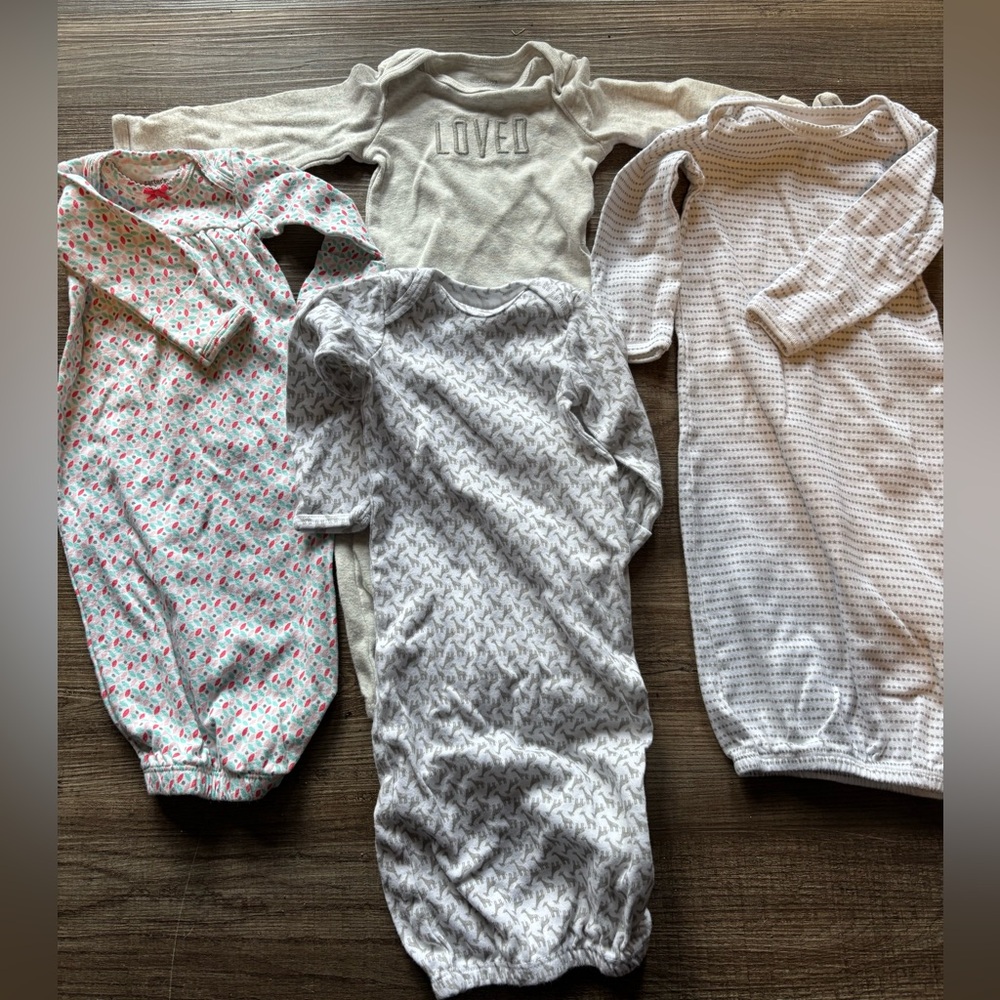 Carter's sleeper gowns